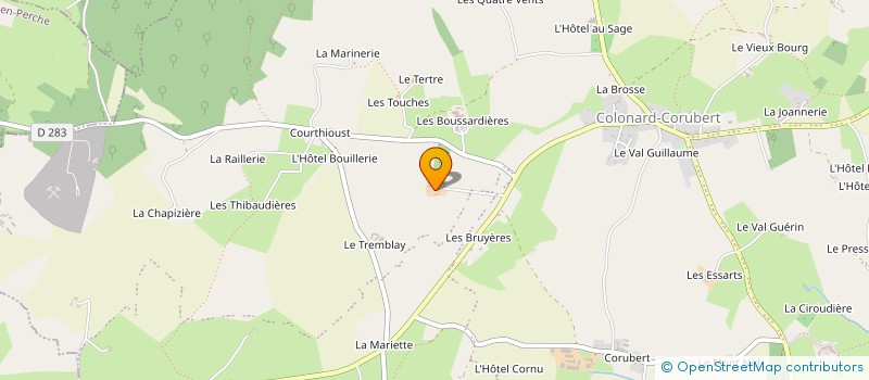 localisation de l'entreprise GROUPEMENT FONCIER AGRICOLE DE LA CLERGERIE à PERCHE-EN-NOCE