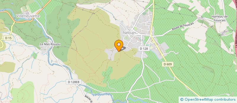 localisation de l'entreprise GROUPEMENT FONCIER AGRICOLE DE LA COMBE  NEBIAN