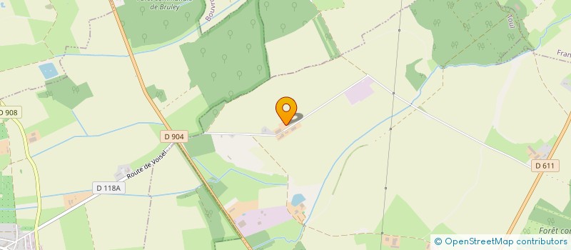 localisation de l'entreprise GROUPEMENT FONCIER AGRICOLE DE LA COTE BARINE  TOUL