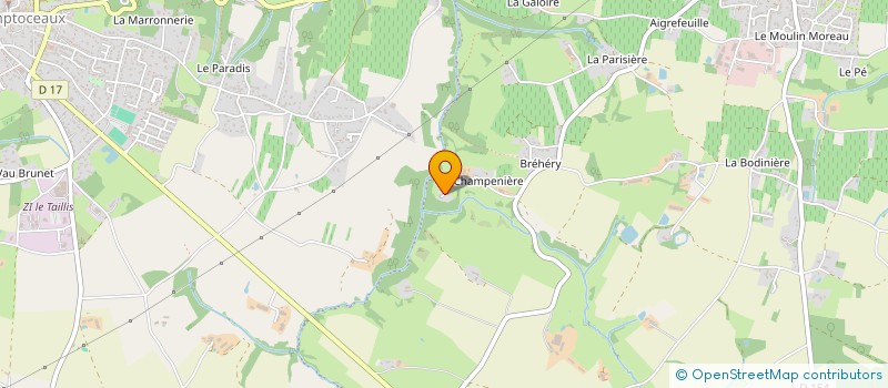 localisation de l'entreprise GROUPEMENT FONCIER AGRICOLE DE LA COUDRAIE  OREE-D'ANJOU