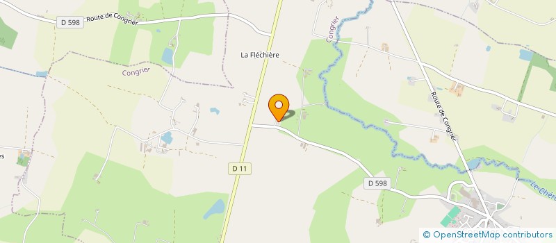 localisation de l'entreprise GROUPEMENT FONCIER AGRICOLE DE LA COUTESSIERE à CONGRIER