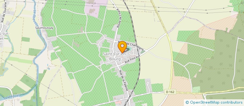 localisation de l'entreprise GROUPEMENT FONCIER AGRICOLE DE LA CRILLOIRE  BELLEVIGNE-LES-CHATEAUX