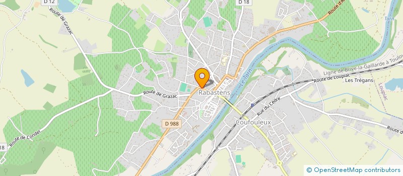 localisation de l'entreprise GROUPEMENT FONCIER AGRICOLE DE LA CROIX DU MERLE à RABASTENS
