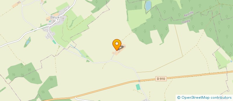 localisation de l'entreprise GROUPEMENT FONCIER AGRICOLE DE LA FERME DE HICOURT  LUPPY