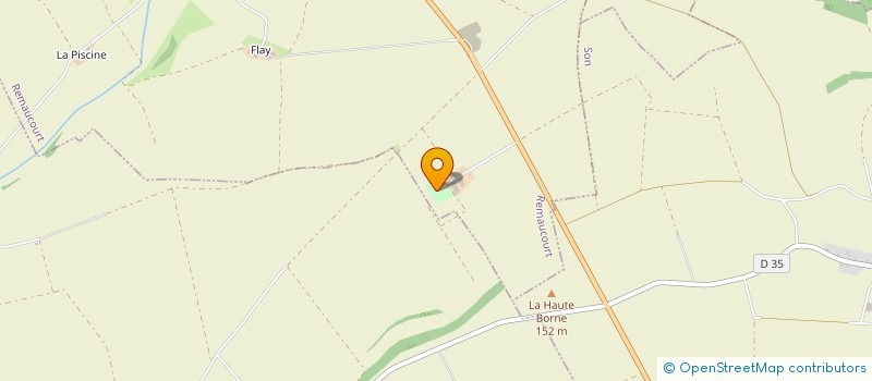 localisation de l'entreprise GROUPEMENT FONCIER AGRICOLE DE LA FERME DE LUCQUY  REMAUCOURT