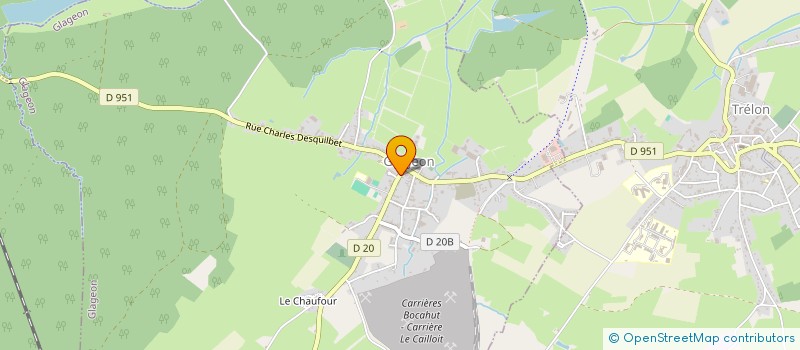 localisation de l'entreprise GROUPEMENT FONCIER AGRICOLE DE LA FERME DU LANDY EN ABREGE GFA DU LANDY  OHAIN