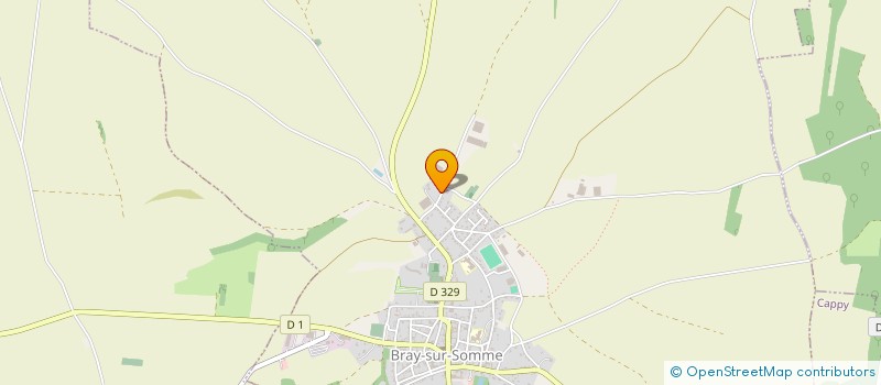 localisation de l'entreprise GROUPEMENT FONCIER AGRICOLE DE LA FERME EN HAUT  BRAY-SUR-SOMME