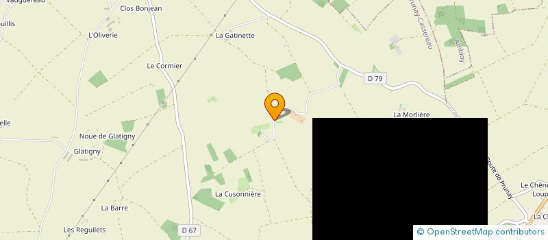 localisation de l'entreprise GROUPEMENT FONCIER AGRICOLE DE LA FERRASSE  PRUNAY-CASSEREAU