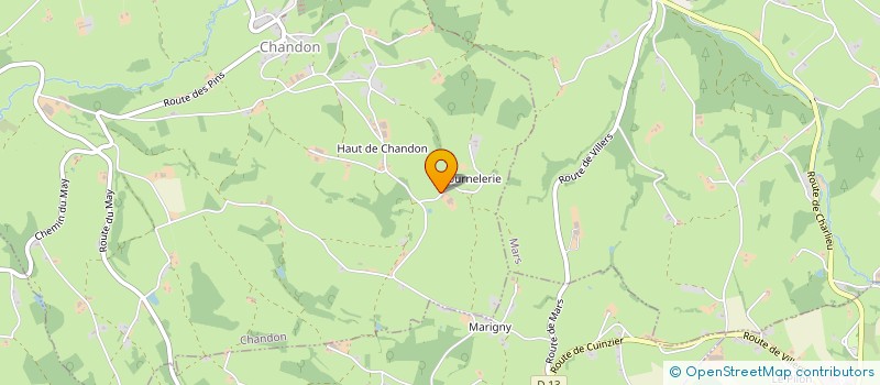 localisation de l'entreprise GROUPEMENT FONCIER AGRICOLE DE LA FOURNELERIE  CHANDON