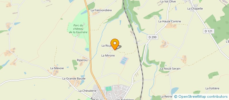 localisation de l'entreprise GROUPEMENT FONCIER AGRICOLE DE LA FREMONDIERE  CHEMILLE-EN-ANJOU