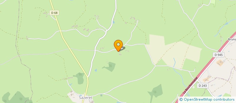 localisation de l'entreprise GROUPEMENT FONCIER AGRICOLE DE LA GARDE  SAZERET