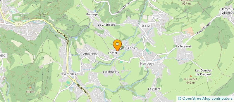 localisation de l'entreprise GROUPEMENT FONCIER AGRICOLE DE LA GARIGUETTE  HERBEYS