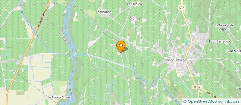 localisation de l'entreprise GROUPEMENT FONCIER AGRICOLE DE LA GARRIGUE  SARRIANS