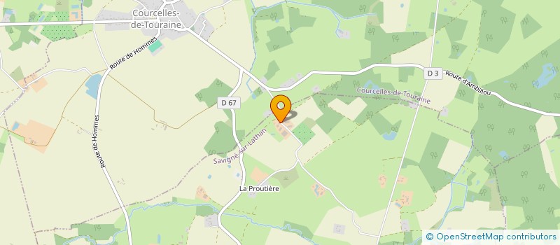 localisation de l'entreprise GROUPEMENT FONCIER AGRICOLE DE  LA GRANDE BARRE  SAVIGNE-SUR-LATHAN