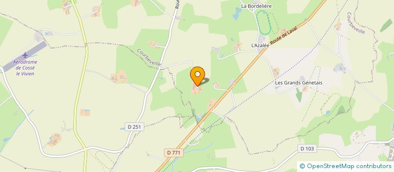 localisation de l'entreprise GROUPEMENT FONCIER AGRICOLE DE LA GRANDE GUEDONNIERE  COURBEVEILLE