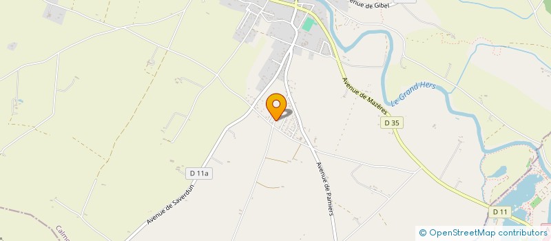 localisation de l'entreprise GROUPEMENT FONCIER AGRICOLE DE LA GRANGE  CALMONT