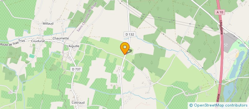 localisation de l'entreprise GROUPEMENT FONCIER AGRICOLE DE LA GROIE  SAINT-CHRISTOLY-DE-BLAYE