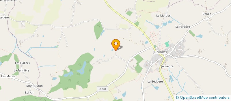 localisation de l'entreprise GROUPEMENT FONCIER AGRICOLE DE LA GUESDONNIERE  BAIS