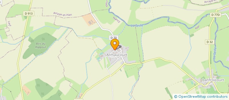 localisation de l'entreprise GROUPEMENT FONCIER AGRICOLE DE LA HAIE LE LOUP  ARMAUCOURT