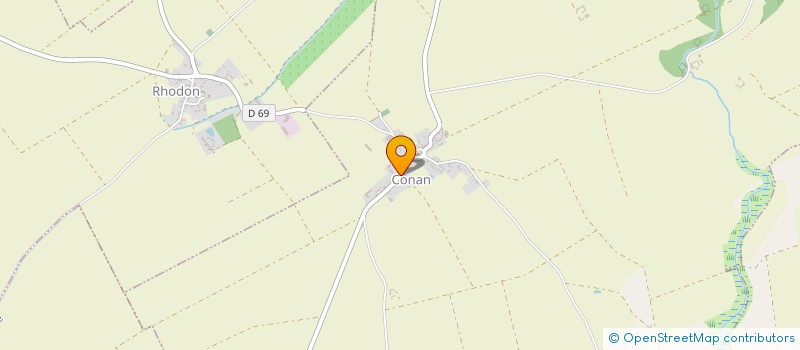 localisation de l'entreprise GROUPEMENT FONCIER AGRICOLE DE LA HAYE  CONAN