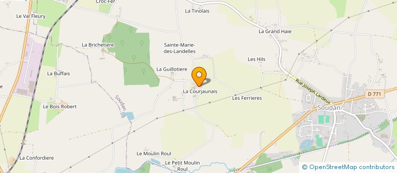 localisation de l'entreprise GROUPEMENT FONCIER AGRICOLE DE LA JAUFFRAIS à SOUDAN