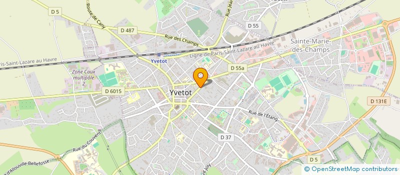 localisation de l'entreprise GROUPEMENT FONCIER AGRICOLE DE LA LINIERE  YVETOT