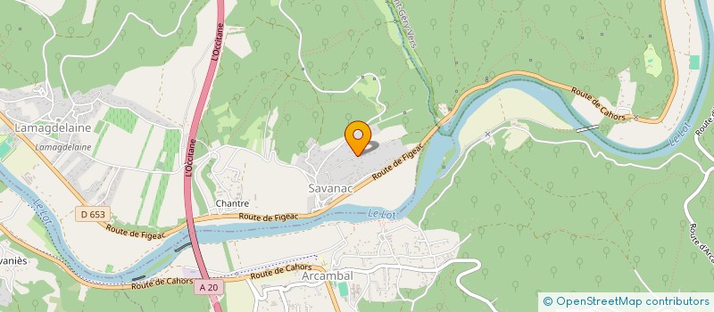 localisation de l'entreprise GROUPEMENT FONCIER AGRICOLE DE LA LLAMBRUSQUERE  LAMAGDELAINE