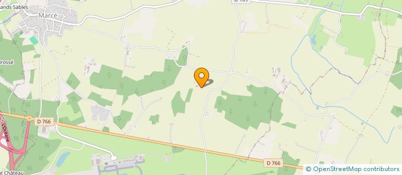 localisation de l'entreprise GROUPEMENT FONCIER AGRICOLE DE LA MESANGERE  MARCE