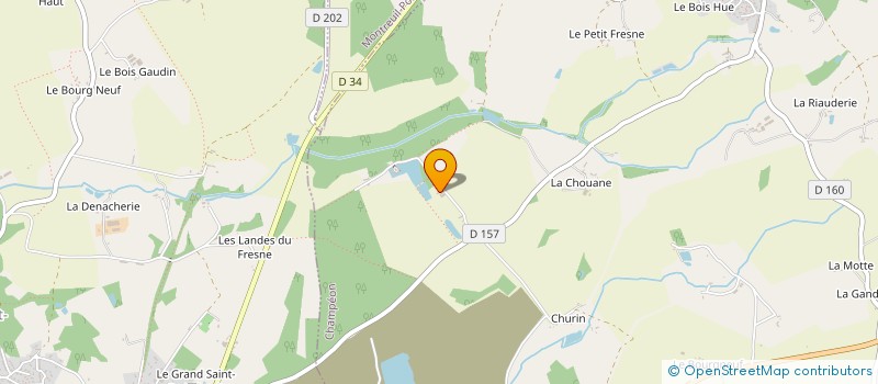 localisation de l'entreprise GROUPEMENT FONCIER AGRICOLE DE LA METAIRIE  LE RIBAY