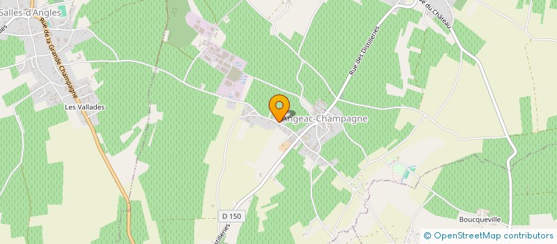 localisation de l'entreprise GROUPEMENT FONCIER AGRICOLE DE LA MILLIERE à ANGEAC-CHAMPAGNE