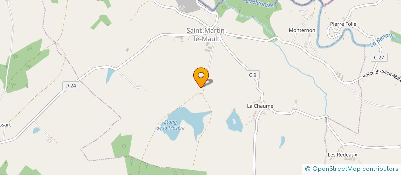 localisation de l'entreprise GROUPEMENT FONCIER AGRICOLE DE LA MORLIERE à AZAT-LE-RIS