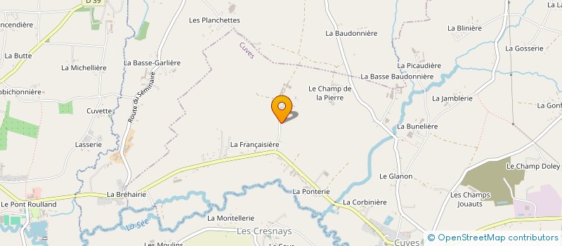 localisation de l'entreprise GROUPEMENT FONCIER AGRICOLE DE LA PESRELLE à CUVES