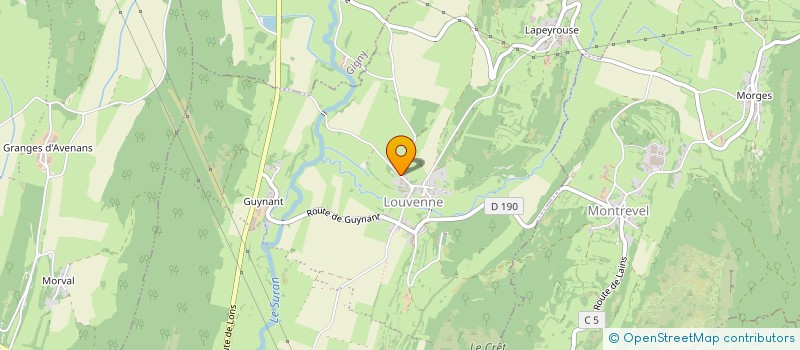 localisation de l'entreprise GROUPEMENT FONCIER AGRICOLE DE LA PETITE MONTAGNE  MONTLAINSIA