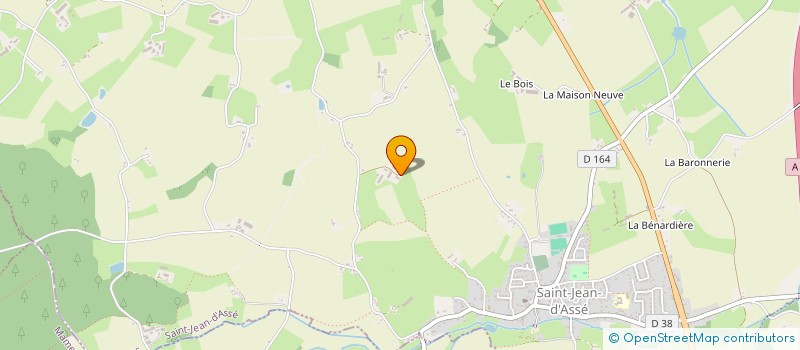 localisation de l'entreprise GROUPEMENT FONCIER AGRICOLE DE LA PLANTE  SAINT-JEAN-D'ASSE