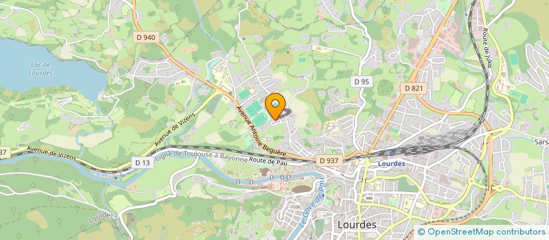 localisation de l'entreprise GROUPEMENT FONCIER AGRICOLE DE LA REORIE  LOURDES