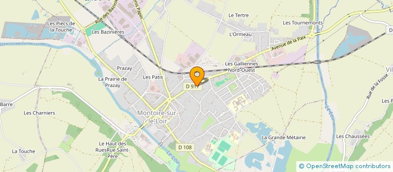 localisation de l'entreprise GROUPEMENT FONCIER AGRICOLE DE LA RONCE  MONTOIRE-SUR-LE-LOIR