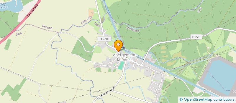 localisation de l'entreprise GROUPEMENT FONCIER AGRICOLE DE LA RONCERAIE  ABERGEMENT-LA-RONCE