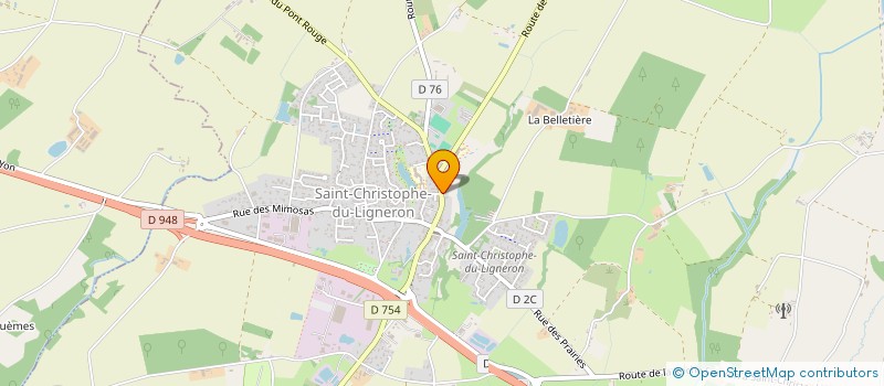 localisation de l'entreprise GROUPEMENT FONCIER AGRICOLE DE LA THIBAUDIERE à SAINT-CHRISTOPHE-DU-LIGNERON