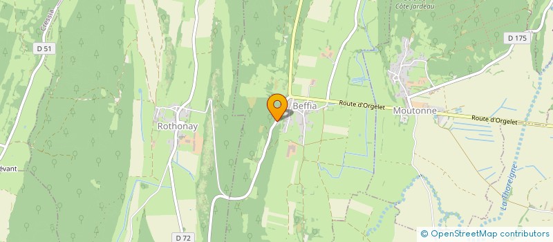 localisation de l'entreprise GROUPEMENT FONCIER AGRICOLE DE LA TILLE MARECHAUX  BEFFIA