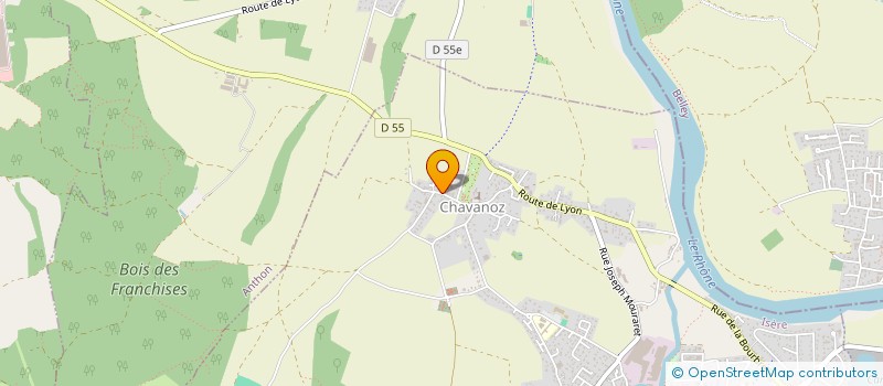 localisation de l'entreprise GROUPEMENT FONCIER AGRICOLE DE LA TUILERIE GOY  CHAVANOZ