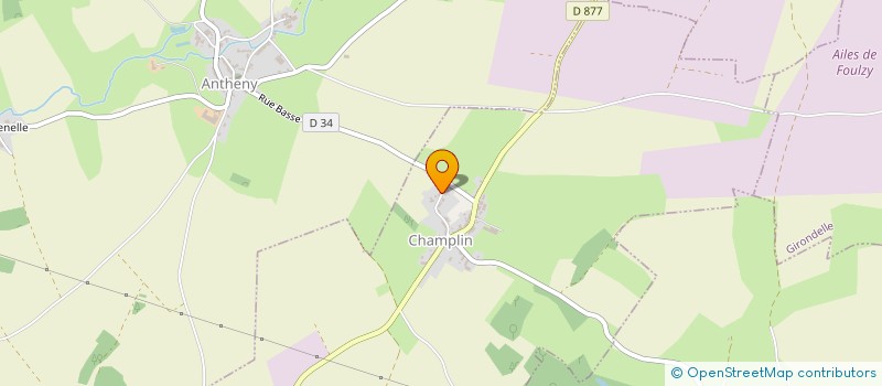 localisation de l'entreprise GROUPEMENT FONCIER AGRICOLE DE LA VALLEE DES CHENES à CHAMPLIN