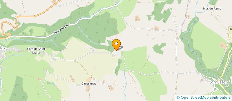 localisation de l'entreprise GROUPEMENT FONCIER AGRICOLE DE LA VAYSSE  CAYLUS