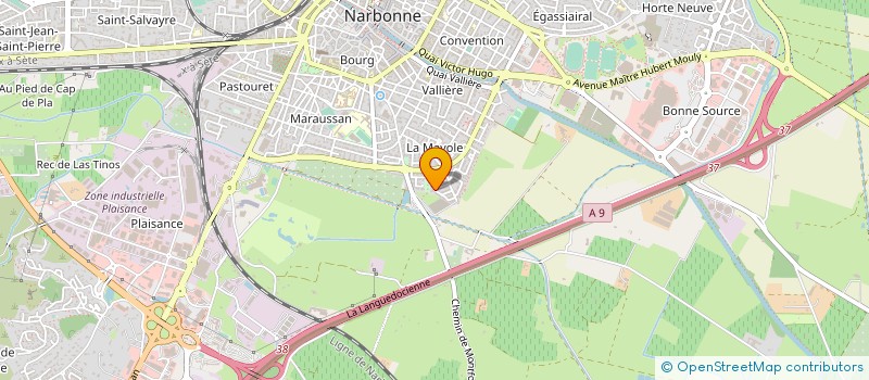 localisation de l'entreprise GROUPEMENT FONCIER AGRICOLE DE LA VILLA ROMAINE  NARBONNE