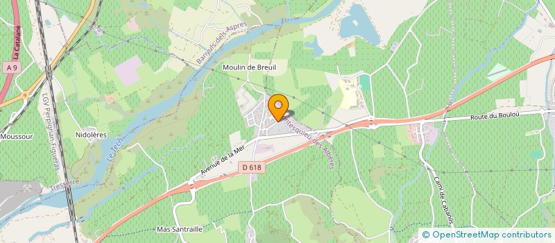 localisation de l'entreprise GROUPEMENT FONCIER AGRICOLE DE LA VISCOMTA  SAINT-GENIS-DES-FONTAINES