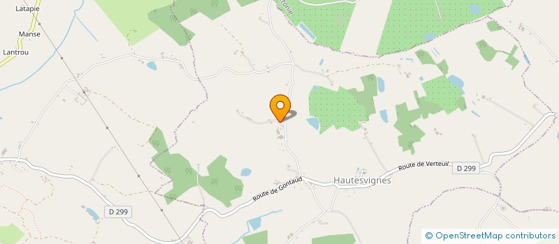 localisation de l'entreprise GROUPEMENT FONCIER AGRICOLE DE LAMOUTHE  HAUTESVIGNES