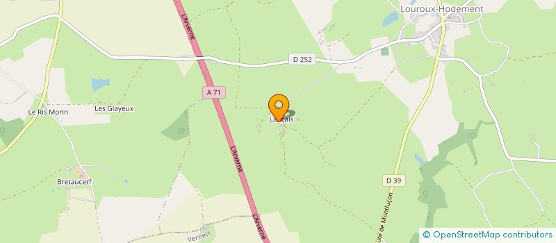 localisation de l'entreprise GROUPEMENT FONCIER AGRICOLE DE LANCAIS  HAUT-BOCAGE