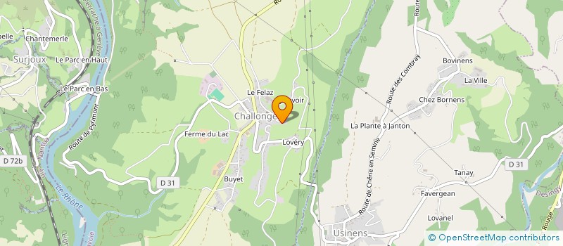 localisation de l'entreprise GROUPEMENT FONCIER AGRICOLE DE LES CHAMPS FLEURIS  SEYSSEL