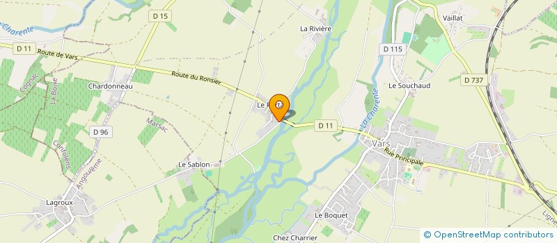 localisation de l'entreprise GROUPEMENT FONCIER AGRICOLE DE LES DEUX VALLEES  VARS