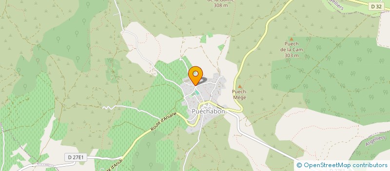 localisation de l'entreprise GROUPEMENT FONCIER AGRICOLE DE LES GALETS DES PLOTS  PUECHABON