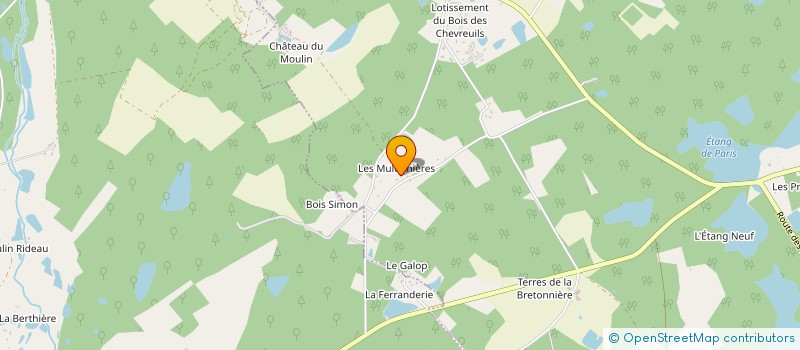 localisation de l'entreprise GROUPEMENT FONCIER AGRICOLE DE LES GROSSES HAIES  LASSAY-SUR-CROISNE